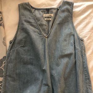 Flowy and comfy/ cute jean top